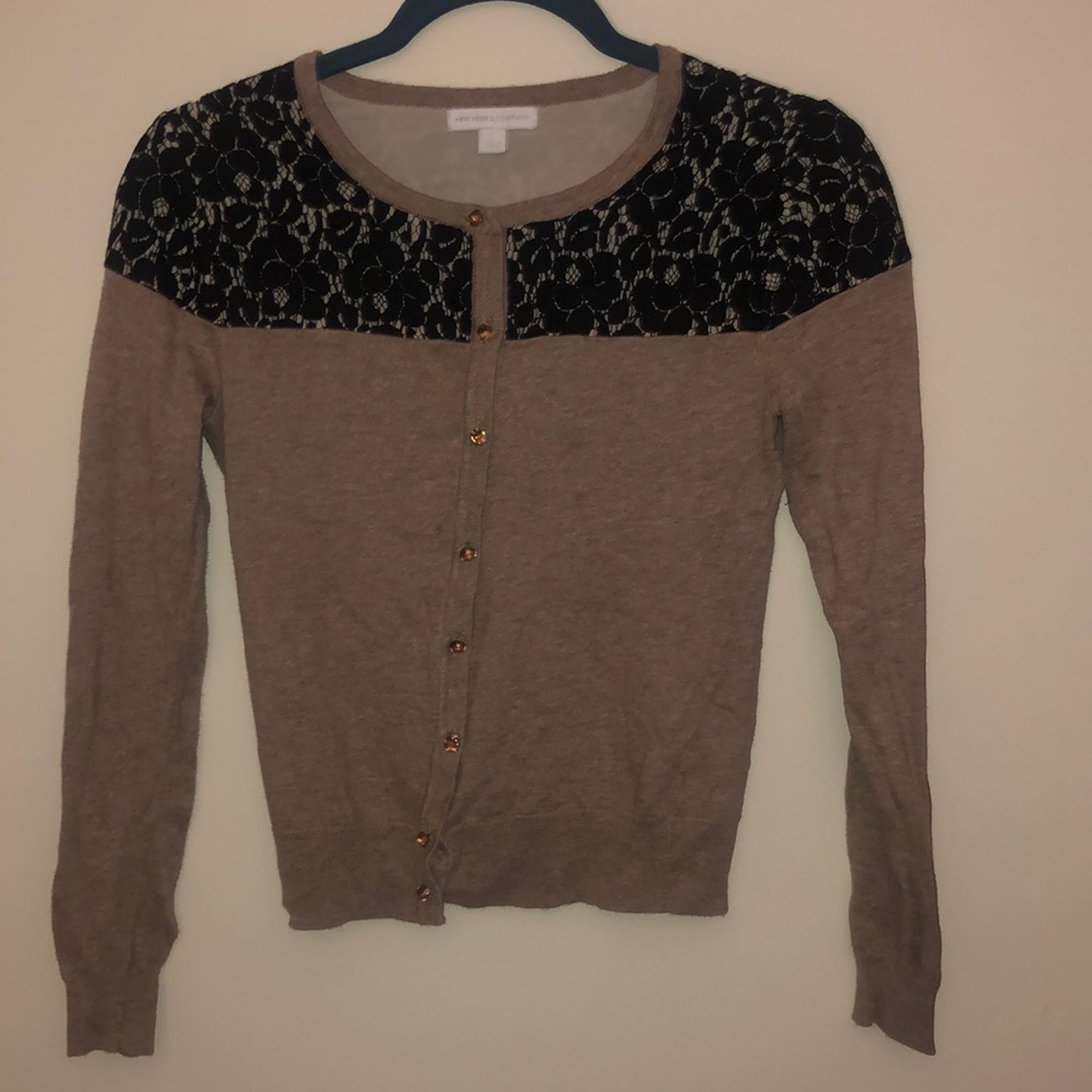 Chic New York & Company Lace Button Up Cardigan XS!!